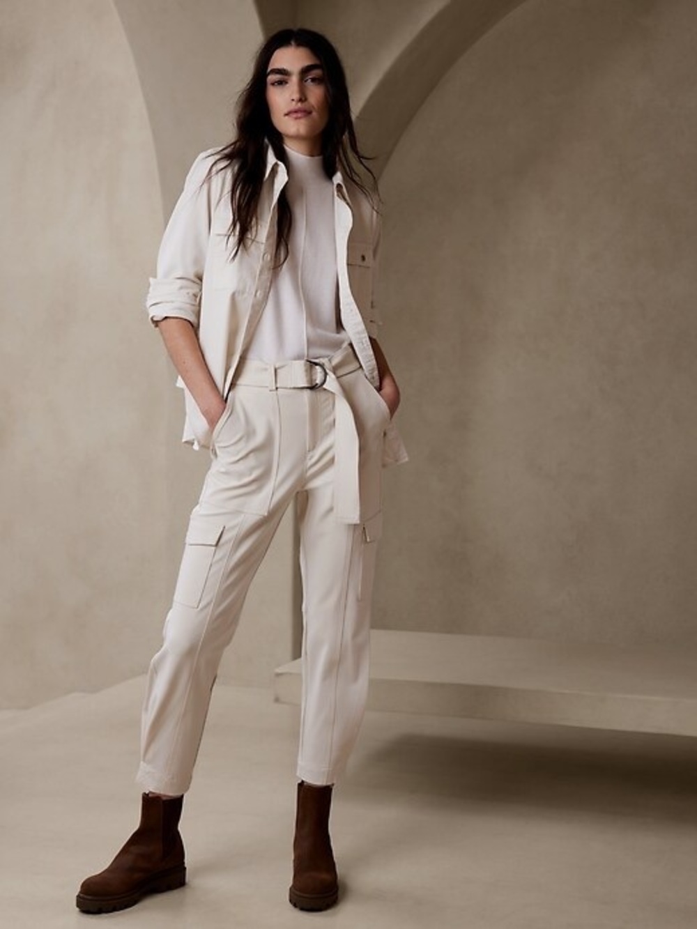Banana Republic High-Rise Cargo Pant